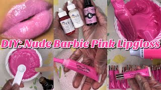 DIY: Nude Pink Lipgloss (Step By Step) | How to Make The Perfect Barbie Pink Lipgloss