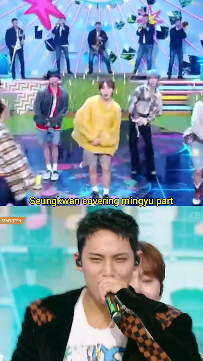 Scoups part in God of music๐ #seventeen #scoups #mingyu #seungkwan