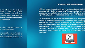 La explotación de la vulnerabilidad A7 - CROSS SITE SCRIPTING (XSS)