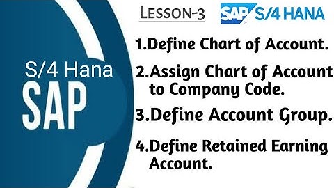 Chart of Account in S/4HANA Finance