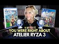 Atelier ryza 3 after 100 completion  replayed the first ryza to platinum trophy on playstation 5
