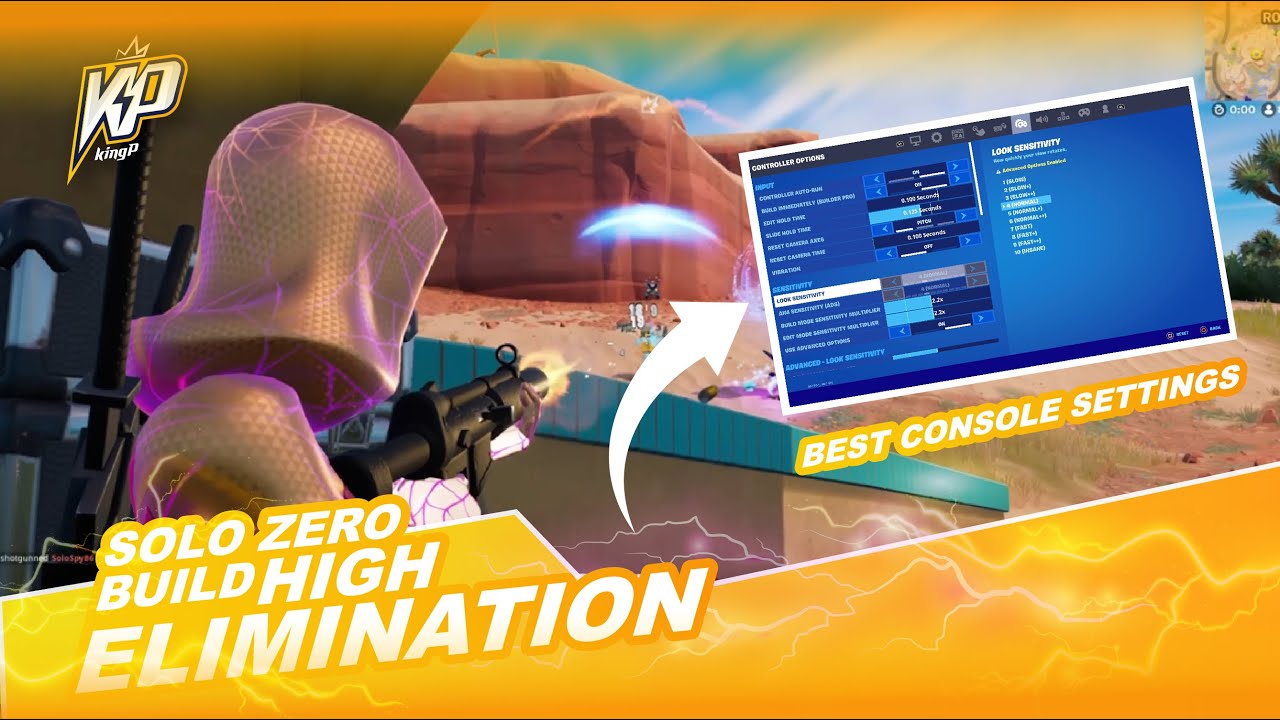 BEST CONSOLE SETTINGS CHAPTER 4 + HIGH ELIMINATION SOLO ZERO BUILD (4K ...