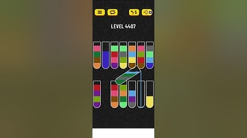 water sort puzzle level 4407