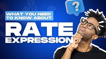 RATE EXPRESSION explained #rateofreaction #chemicalkinetics