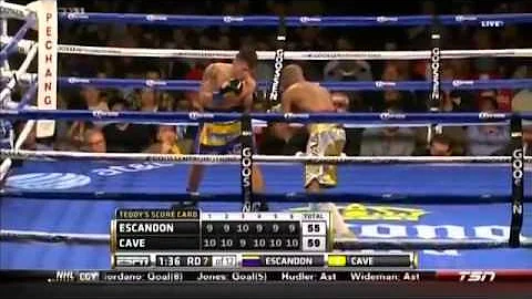 Tyson Cave vs Oscar Escandon full fight 11 12 2014