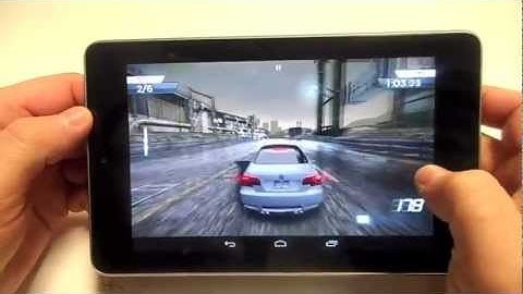 Need for Speed Most Wanted App review on the Google Nexus 7