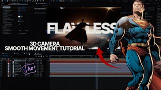 HOW TO MAKE SMOOTH 3D CAMERA MOVEMENT IN AFTER EFFECTS 2024 TUTORIAL.