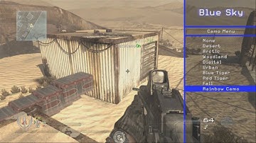 [MW2/TU8] Blue Sky v1.1 | CoD4 AK47 | Akimbo Golden Deagles + Download!