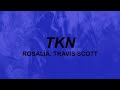 ROSALÍA, Travis Scott - TKN (lyrics) | she got hips I gotta grip for | TikTok