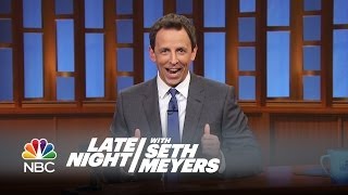 Seth's Story: Stephen Colbert Taking Over for Letterman - Late Night with Seth Meyers