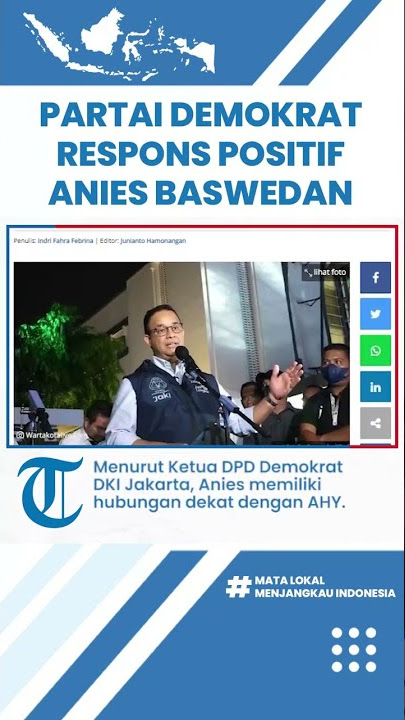 Masuk Radar SBY, Partai Demokrat Respons Positif Anies Siap Maju Capres