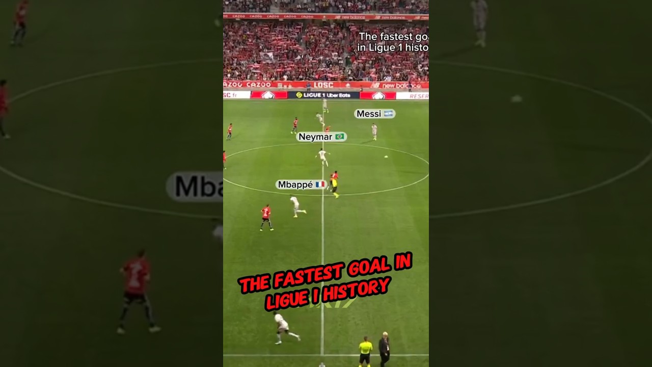 Mbappé’s Record-Breaking Goal ⏱🔥 | Fastest Goal in Ligue 1 