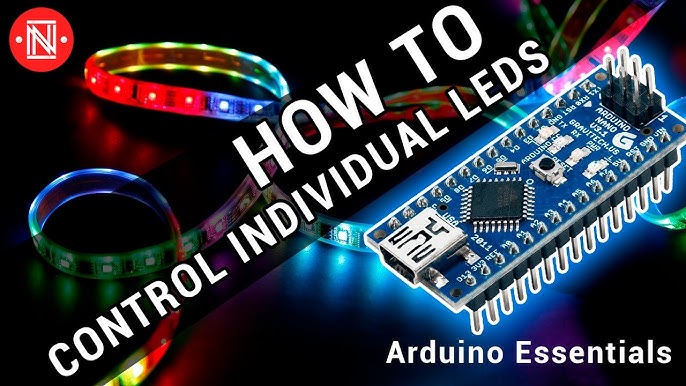 How To Setup A ws2812b RGB LEDs With Arduino Nano 