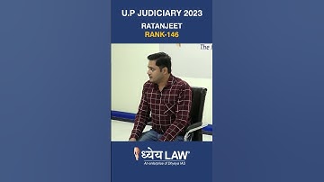 146 Rank | Ratanjeet | UP JUDICIARY 2023 #judiciary #lawyer  #senioradvocate  #motivational