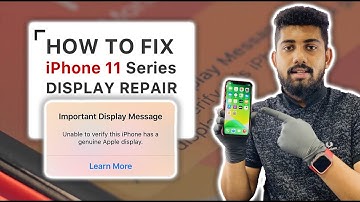iPhone 11 | Important Display Message FIXED
