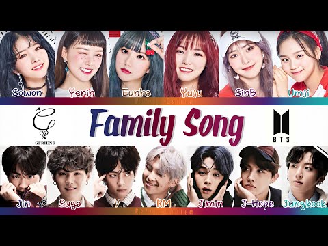 BTS x GFRIEND - Family Song / Wednesday | Color Coded Lyrics