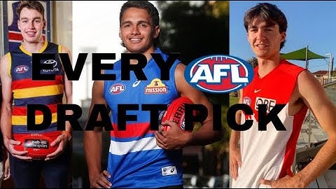 EVERY AFL DRAFT PICK 2020