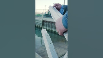 Finishing touches on this EZ Dock install