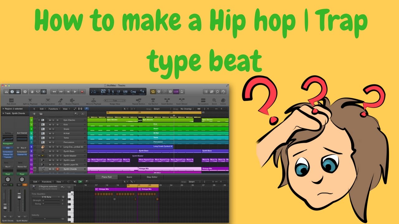 How to make a beat in logic pro X from nothing with producer Randy ...