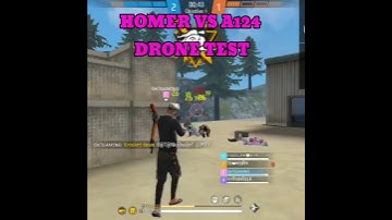HOMER Vs A124 Ability Test | Who is best Character in Secret Tips 🤔 #shorts #freefire#gomtigaming