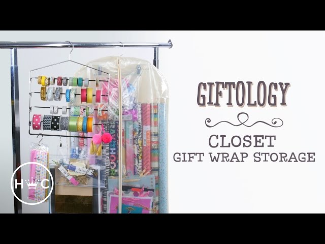 Gift Wrap Closet Organization — I'll Have Coffee