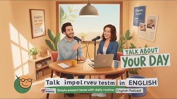 Talk About Your Day in English – Learn Simple Present Tense with Daily Routine |  English Podcast