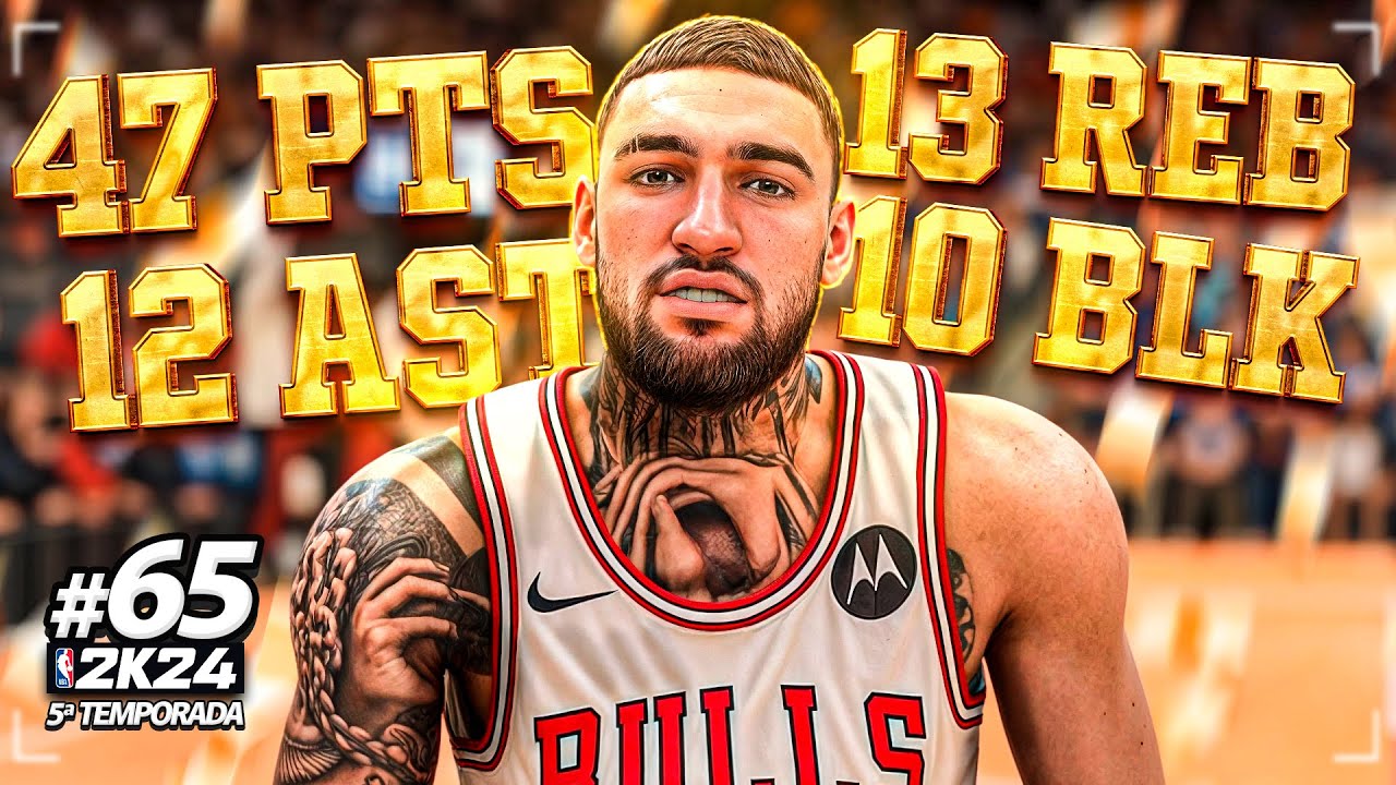 FIZEMOS UM QUÁDRUPLO DUPLO! NBA 2K24 MyCareer (Ep.65)