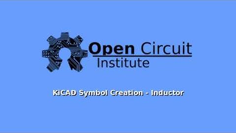 KiCAD Symbol Creation - Inductor