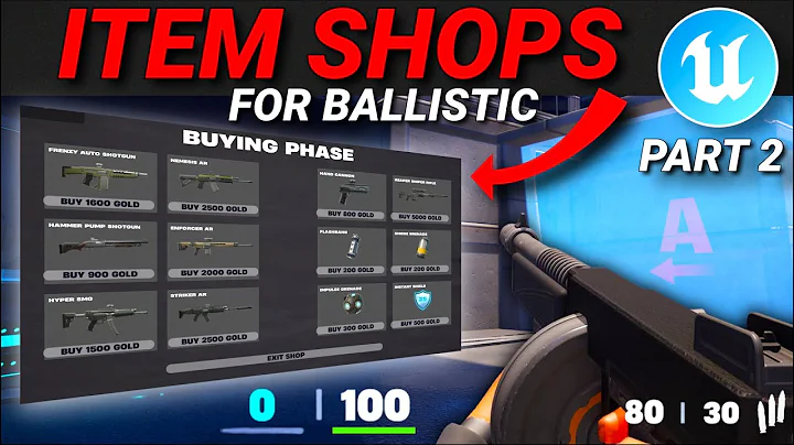 Creating ITEM SHOPS + UI for Ballistic in Fortnite Creative/UEFN! (Part 2)