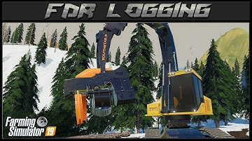 Showing How The New Dan Foss Style Controls Work! ✔ Farming Simulator 2019 ✔ FDR Logging