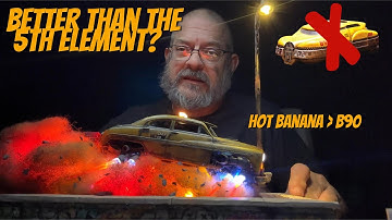 My Hover Taxi Versus the Fifth Element #kitbash #scratchbuild