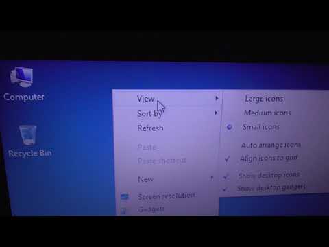 How to make Windows 7 desktop icons Larger/Smaller? hqdefault