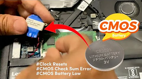 How to Replace CMOS Lithium Coin Battery on a Laptop | CR2032 CR2025 CR2016 Coin Battery Hack