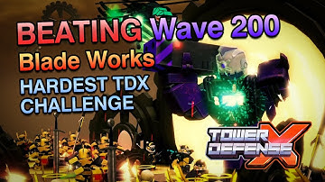 FIRST EVER Wave 200 VICTORY on an IMPOSSIBLE Map in Tower Defense X
