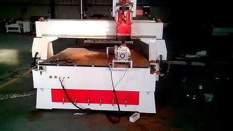 ATC CNC Router, Rotary Axis Working Video