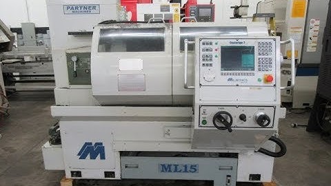 Milltronics ML15 15" x 36" CNC Flat Bed Lathe, Series H