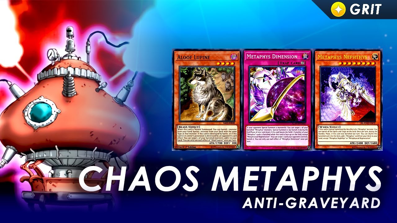 [Yu-Gi-Oh! Duel Links] CHAOS METAPHYS (Anti-Graveyard with new card Chaos  Distill)