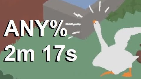 Untitled Goose Game Any% Speedrun in 2m 17s by VHSquid [NEW PERSONAL BEST]