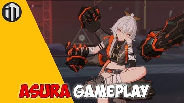 Aether Gazer (深空之眼) Asura Gameplay vs Boss