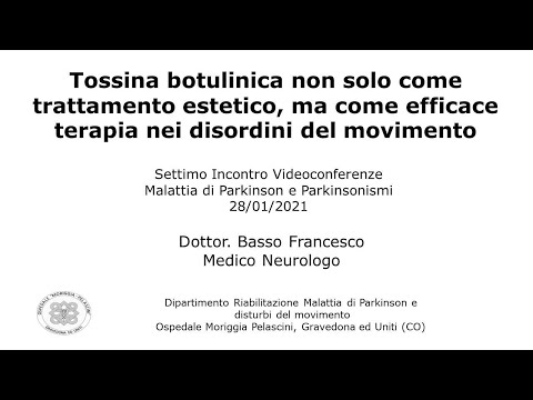 Tossina Botulinica: terapia nei disturbi del movimento