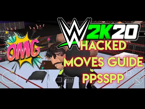 wwe2k20 PSP new hacked moves guide//how to move wwe2k20 guid ppsspp