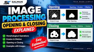 Full Image Processing Opening & Closing Explained | Morphological Operations | Salman Technical Guide