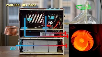 Home made 2500W induction heating machine; DIY zvs low cost fast metal heater, quenching, casting