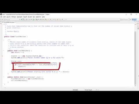 006 Common Looping Algorithm   Count Matches