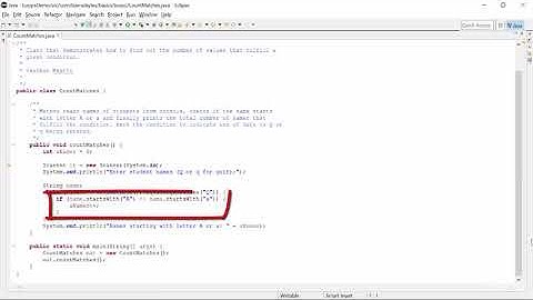 006 Common Looping Algorithm   Count Matches