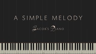 A Simple Melody - Original Piece \\\\ Synthesia Piano Tutorial Resimi