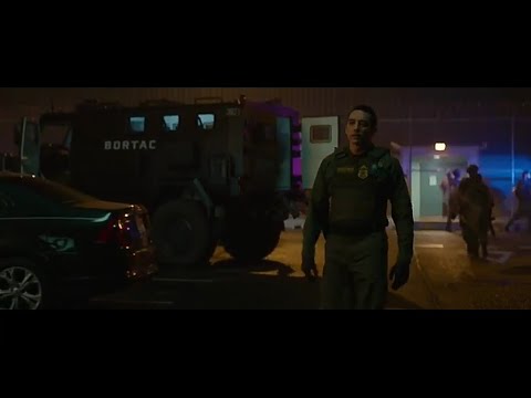 Terminator action scene at America/Mexico border