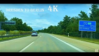 Germany: Autobahn A13 - Dresden to Berlin - 4k Video - Driving Tour - Raststätte Freienhufener Eck