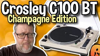 Crosley C100BT Champagne Edition! Unboxing & Review!