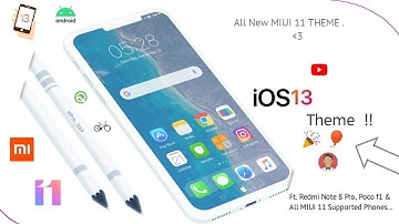 Ios 13 theme Miui 11